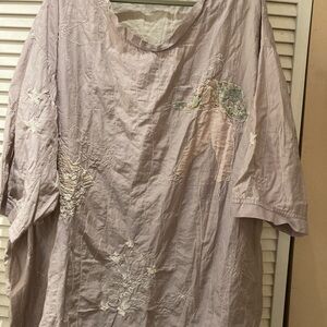 Magnolia Pearl Lavender Embroidered Blouse